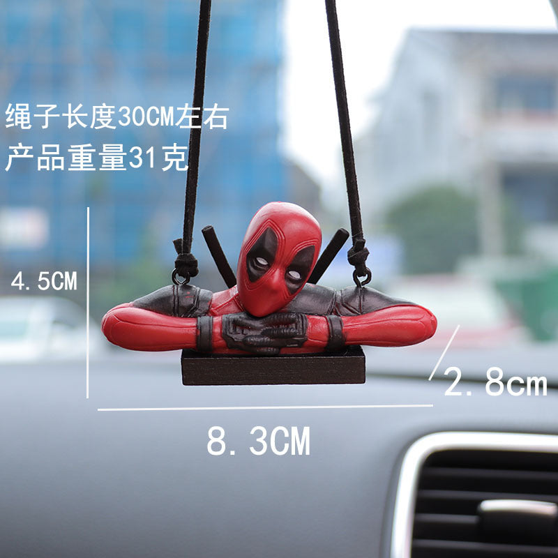 Colgante de Retrovisor para Coche - Edición Superhéroes (Deadpool)