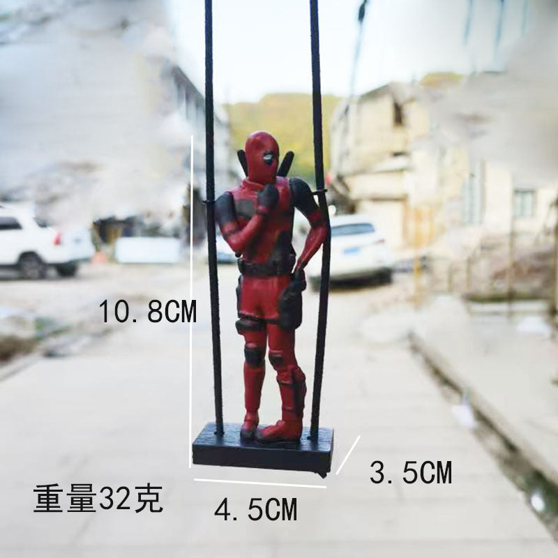 Colgante de Retrovisor para Coche - Edición Superhéroes (Deadpool)