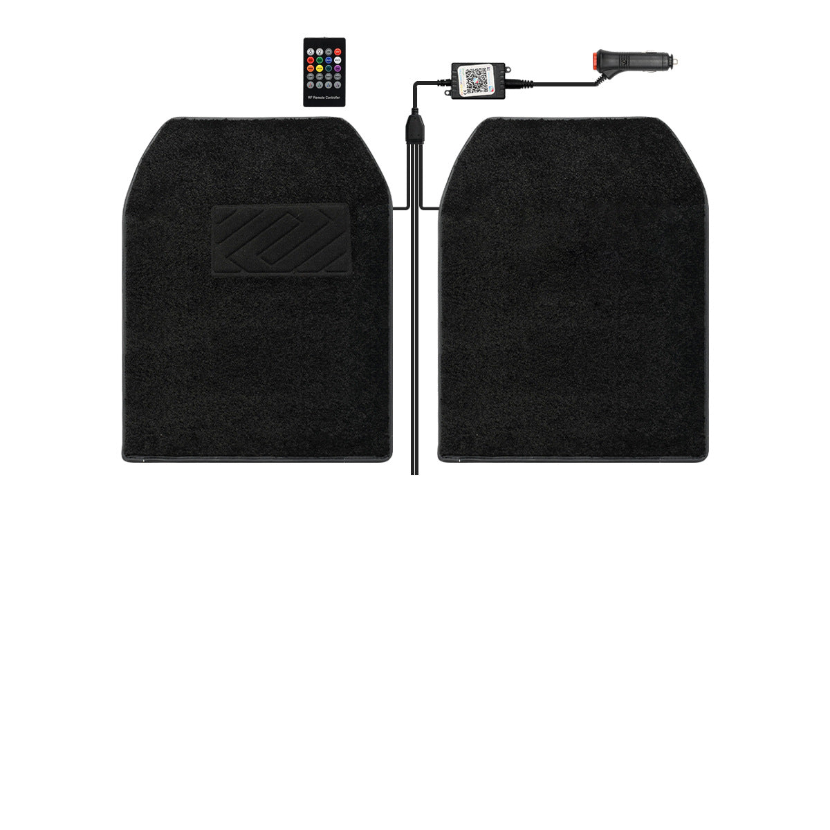 Alfombrillas LED Luminosas para Coche — Luz Ambiental Interior con Estrellas