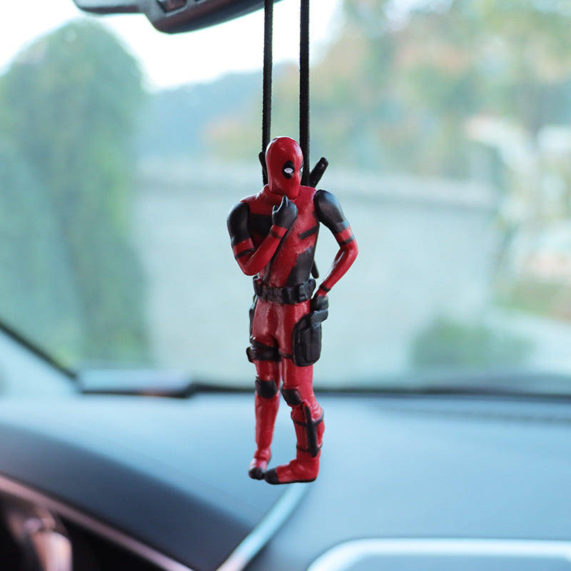 Colgante de Retrovisor para Coche - Edición Superhéroes (Deadpool)