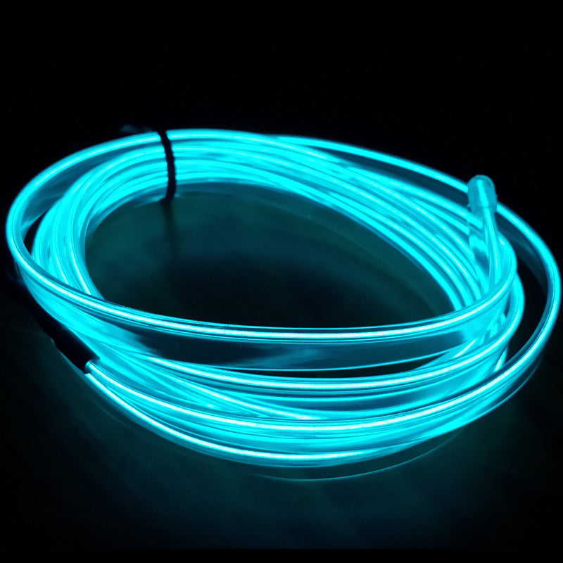 Tiras LED Neón para Interior de Coche — Luz Ambiental 1-3m con 10 Colores