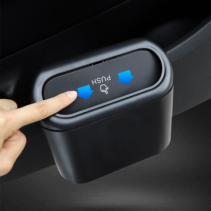 Mini Papelera Hermética para Coche - Organizador de Puerta y Asiento