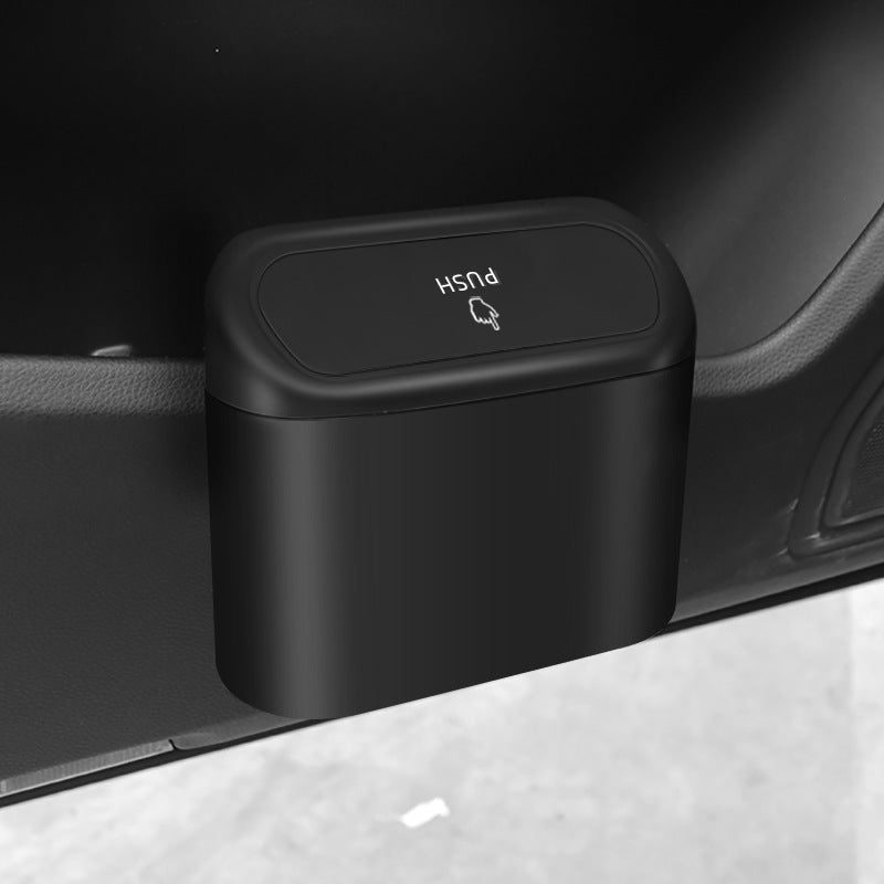 Mini Papelera Hermética para Coche - Organizador de Puerta y Asiento