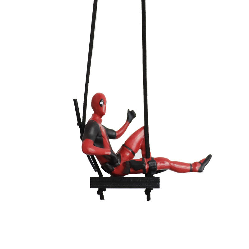 Colgante de Retrovisor para Coche - Edición Superhéroes (Deadpool)